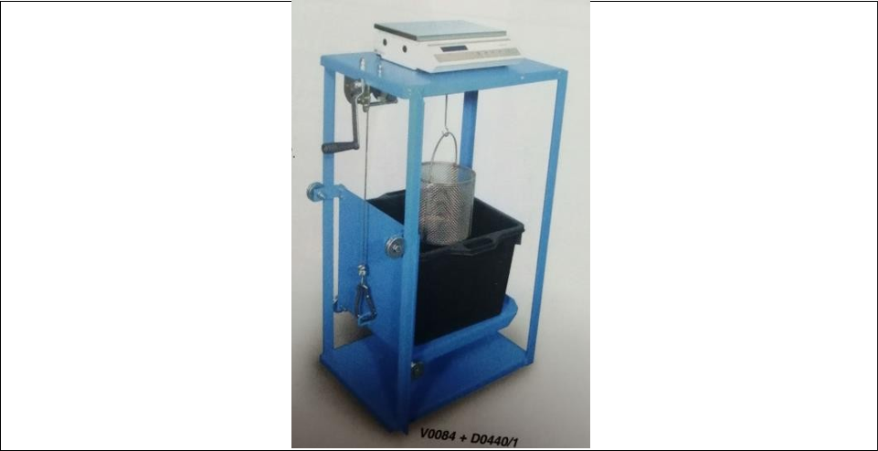PESER HYDROSTATIQUE equipement georesources